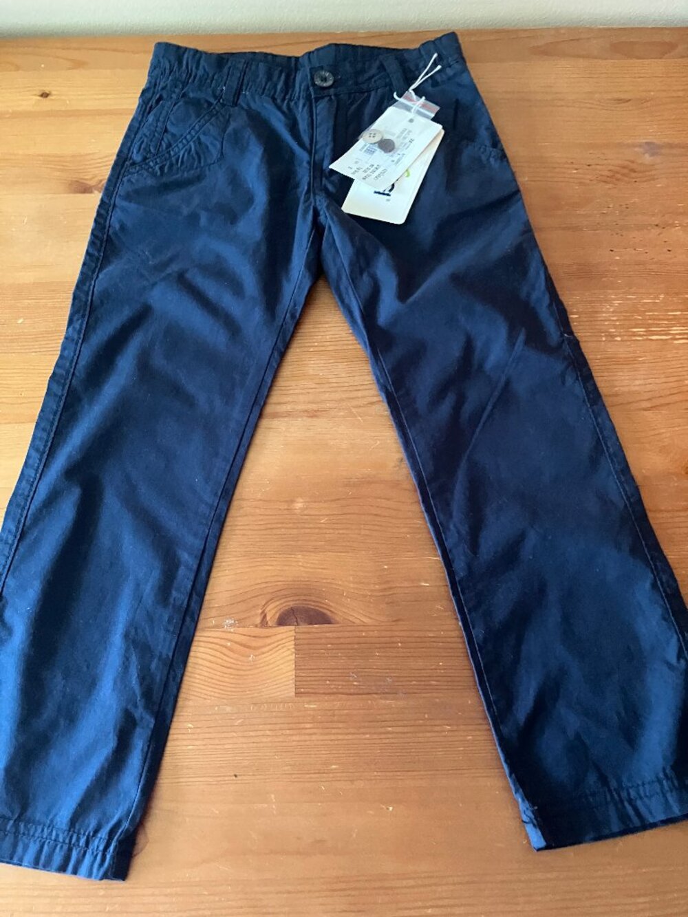 PRIMIGI Boy's Dark Blue Trousers Cotton Size 5 New